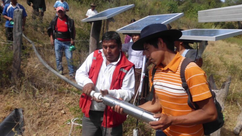 Bombas de agua con energía fotovoltaica